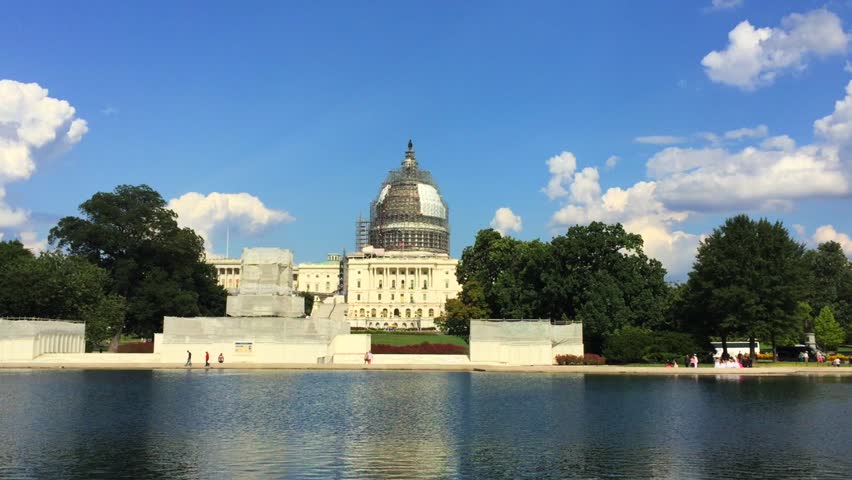 US Capitol Across the River