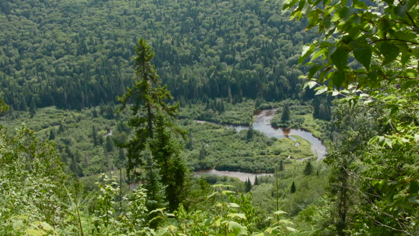 Panoramic view of Canadian park