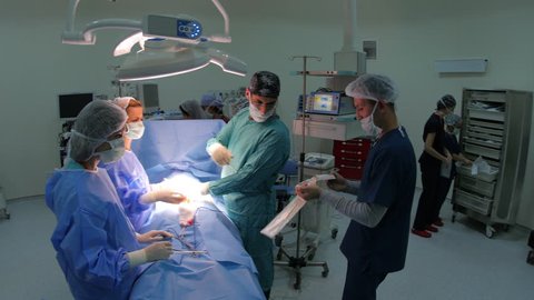 ISTANBUL - TURKEY, AUGUST 2015: boy circumcision surgery operation hospital