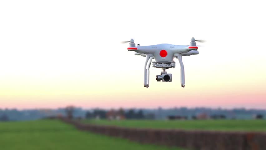 drone flying video