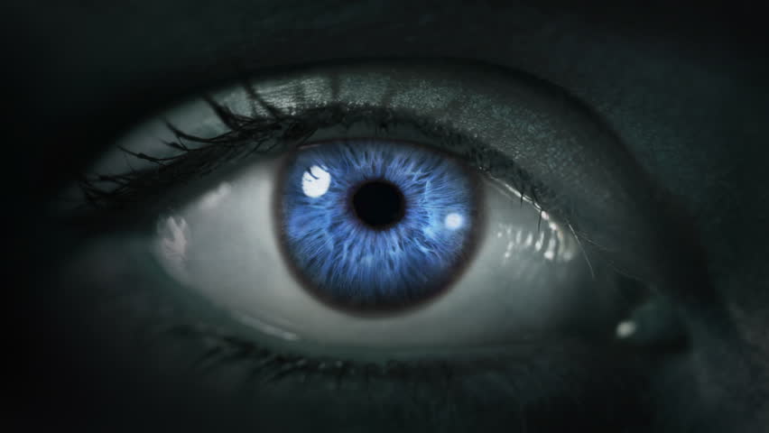 Dark Eye. Multicolored and Blue. Dark gray skin. 2 in 1. Colored eye blinking. Each video is loopable. | Shutterstock HD Video #13807574