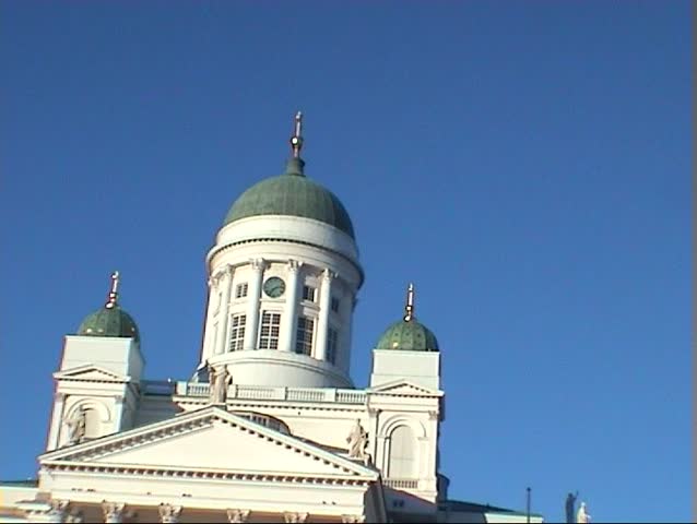 Details of Helsinki Senate Square Cathedral