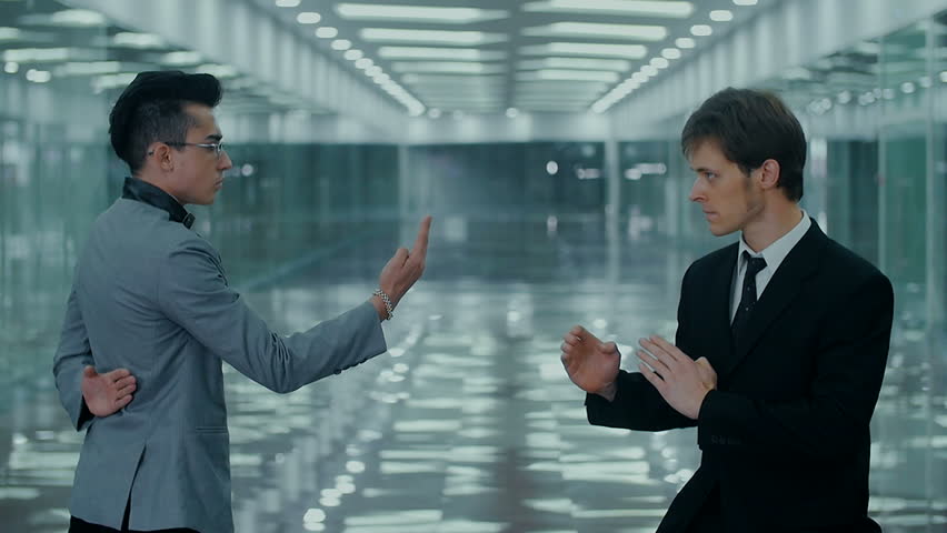Business kung fu fight