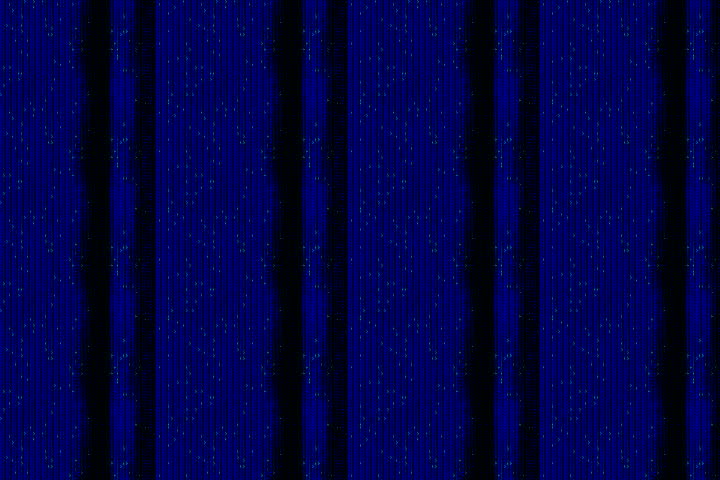 Blue scrolling binary code background NTSC interlaced