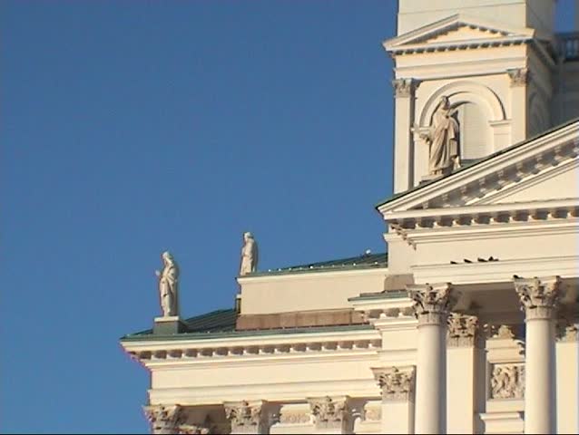 Details of Helsinki Senate Square Cathedral