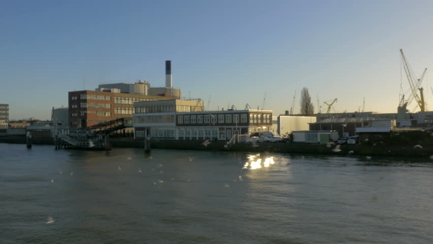 Rotterdam Harbor in the Netherlands - 4K Ultra HD