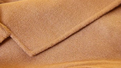 Close-up of wool coat.