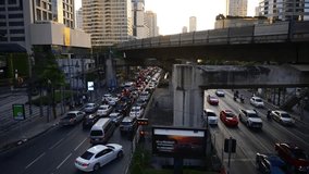 Bangkok road Traffic Thailand 