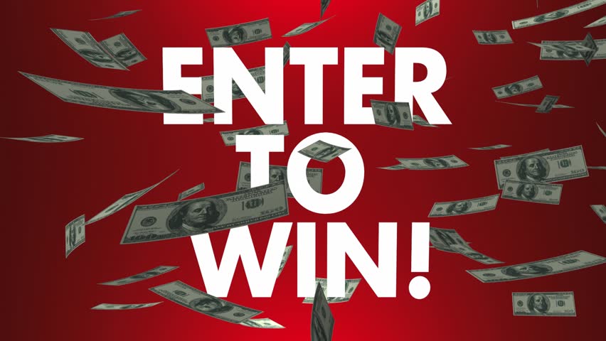 Enter Win Cash Prize Contest Lottery Stock Footage Video Royalty Free Shutterstock