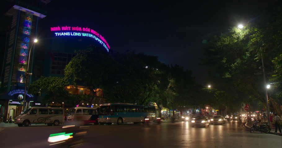 Time Lapse Night 18th August 2015, Hanoi, Vietnam