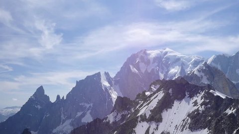 Beautiful timelapse video of Mont Blanc mountain