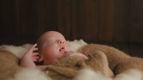 Little Newborn Baby Boy