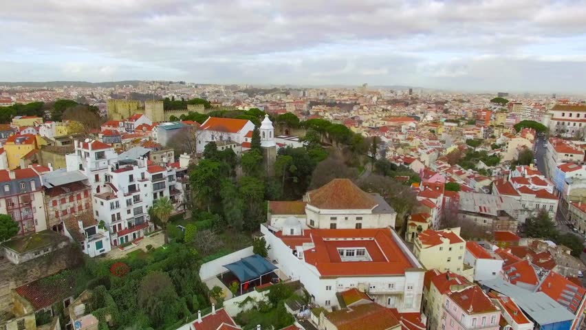 Lisbon from the sky | Shutterstock HD Video #13975781
