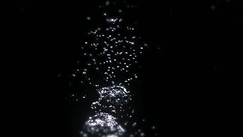 High speed camera shot of an water element, isolated on a black background. Can be pre-matted for your video footage by using the command Frame Blending - Multiply.
