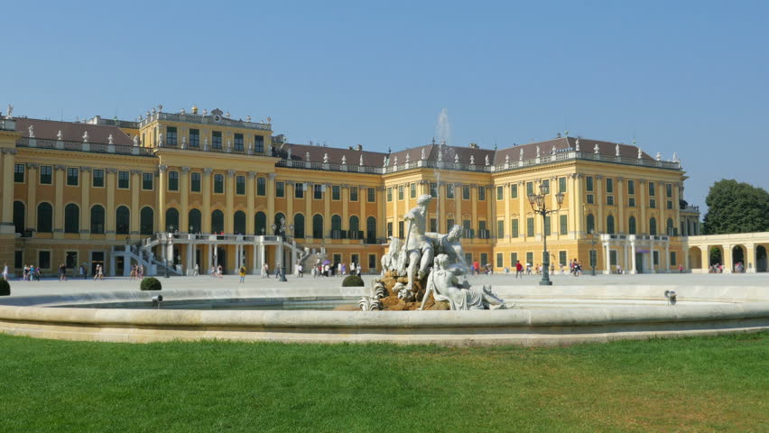 schonbrunn palace, vienna, austria, 4k