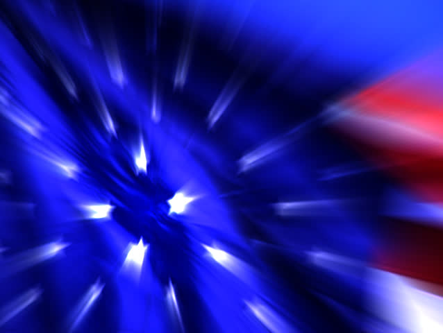 United States Flag Blowing In The Wind
