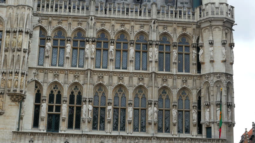 Grand place, brussels old city square, 4k