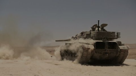Tanks fired live ammunition