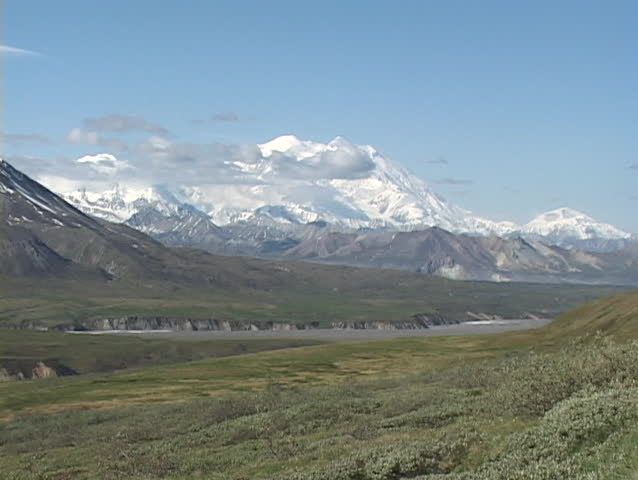 Mt. McKinley in Denali National Park, Alaska.
