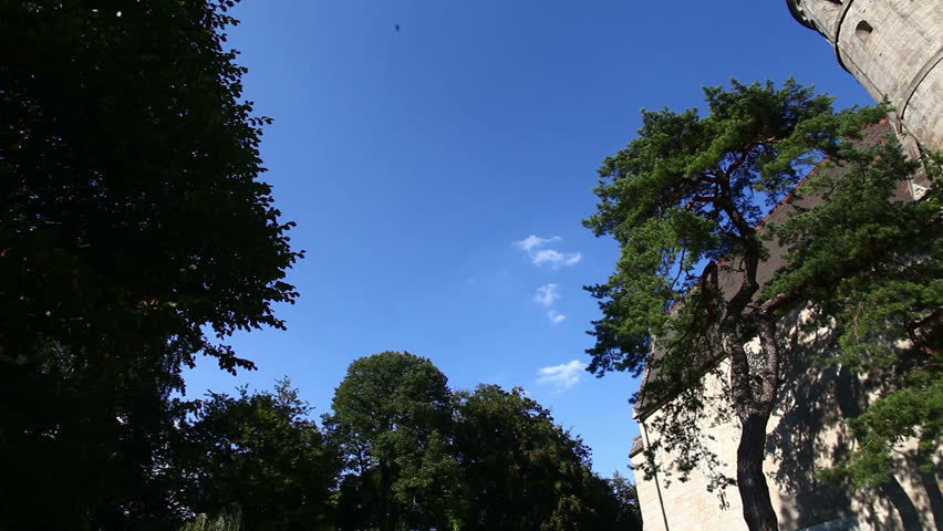 a tower of an german abbey