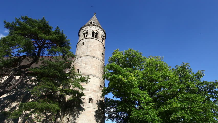 a tower of an german abbey
