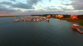 Drone Video of Yacht Club