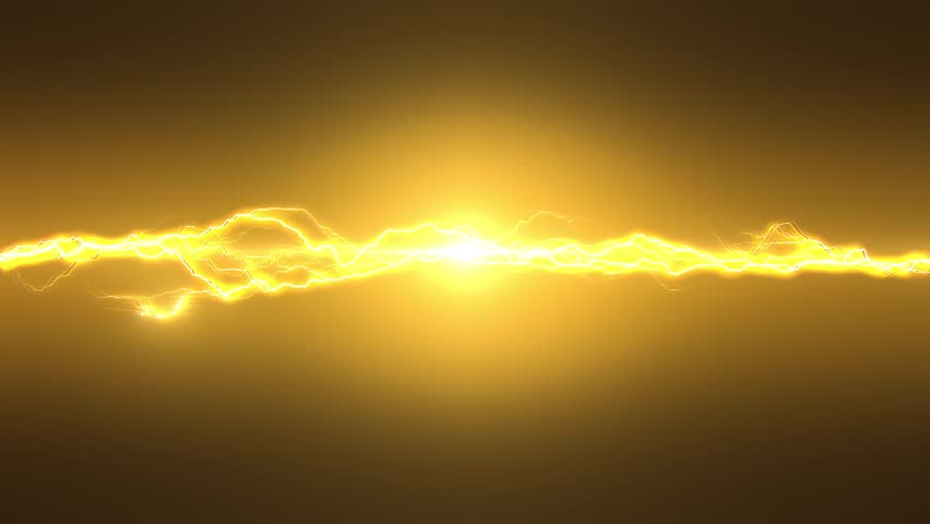 yellow lightning loop-able Stock Footage Video (100% Royalty-free