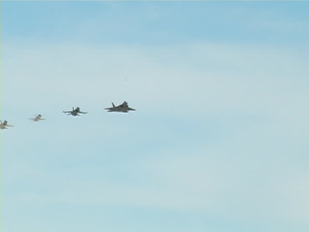 The military's best fighter jets in one shot!