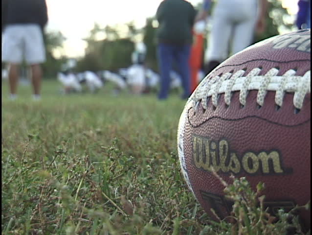 football on field
