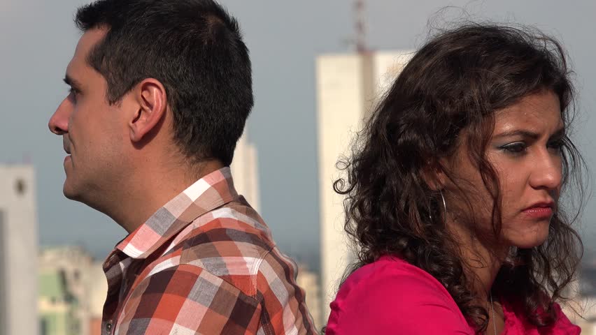 Couple Feeling Sad