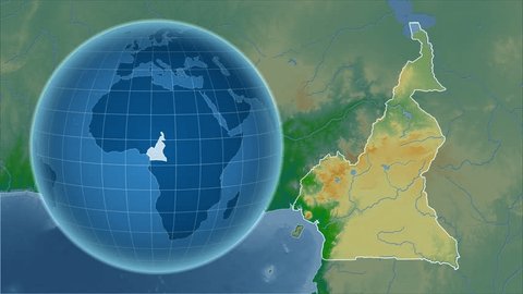 Cameroon Shape Animated On The Video De Stock 100 Libre De Droit Shutterstock