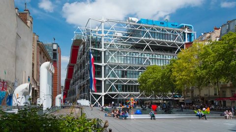 PARIS - MAY 2015: National Center of Art and Culture Georges Pompidou 