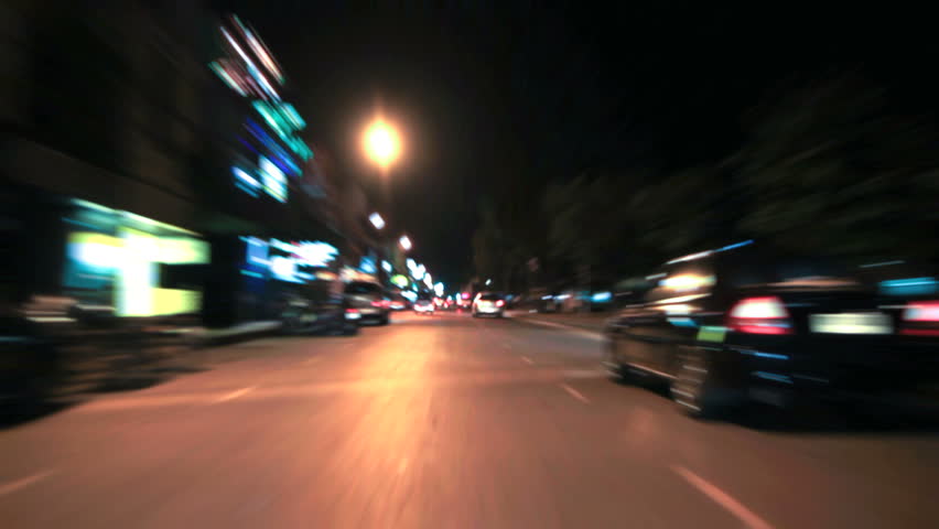 time lapse drive around the city of Chiang Mai Thiland