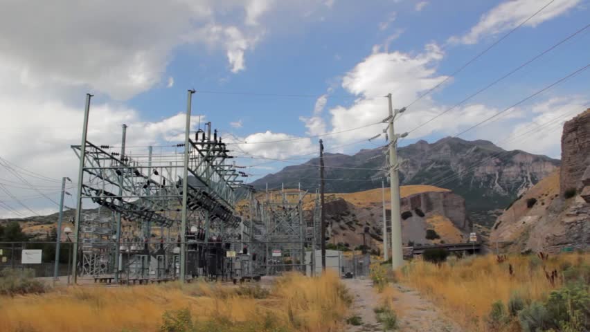 A high voltage power substation