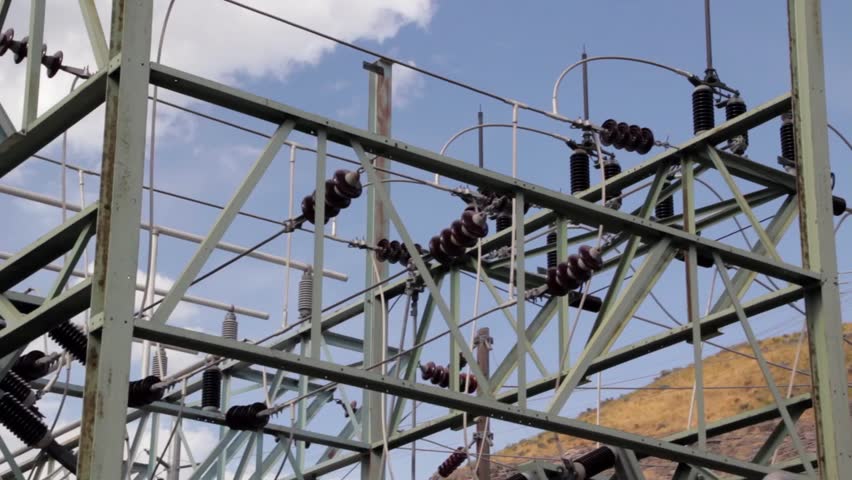 A high voltage power substation