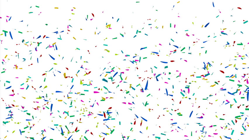 Animation Colorful Confetti Falling Stock Footage Video 100 Royalty Free 5103740 Shutterstock