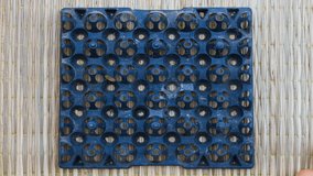 stop motion digital number countdown nine to zero made from egg on egg panel, NTSC, 30 fps, horizontal, 10 seconds - Powered by Shutterstock - Get 15% off with code: PIKWIZARD15