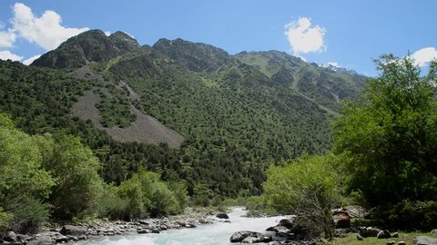 Kyrgyzstan.In Alamedin gorge.