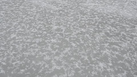 Ice at the sea.