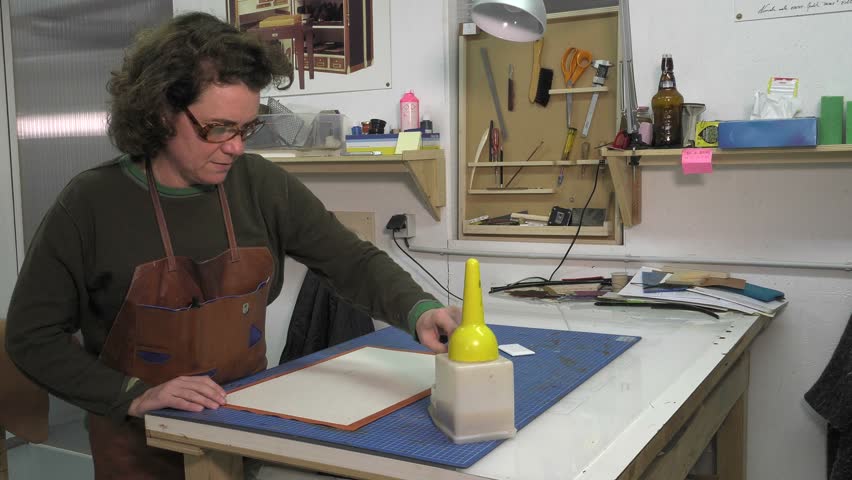 Trunk Maker at work in his workshop