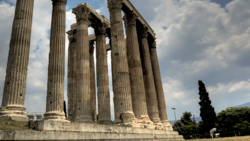 Temple of Olympian Zeus in Timelapse