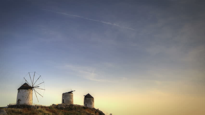 Three Windmills on Naxos
