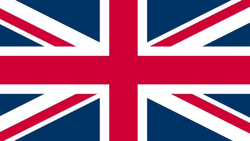 Union Jack Flag United Kingdom Zoom Stock Footage Video 100 Royalty