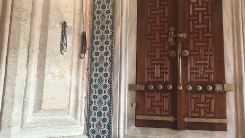 Selimiye Mosque. The door's design.Edirne.