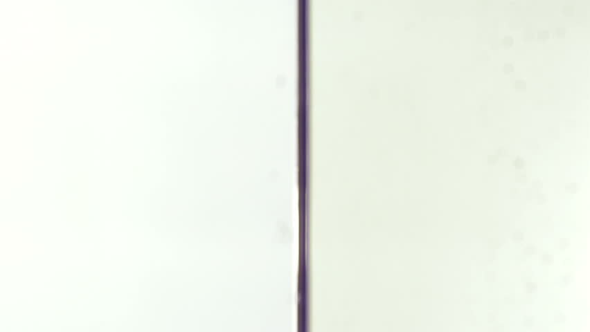 Clear running water that is coming in from the left side of the shot and filling