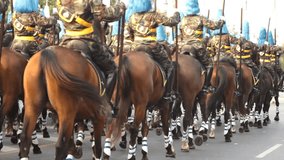 Mounted soldiers in a parade - Powered by Shutterstock - Get 15% off with code: PIKWIZARD15