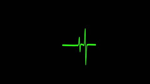 Graphics, An animated heart monitor EKG flatlines.