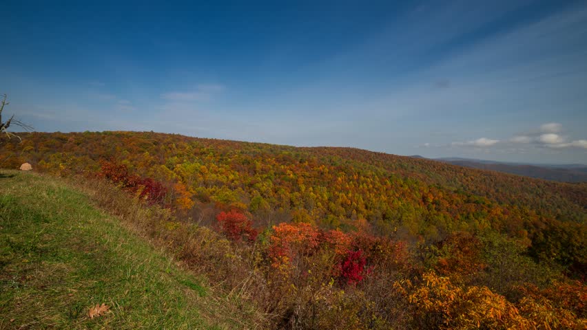 Shenandoah overlook from Skyline Drive in Virginia image - Free stock ...