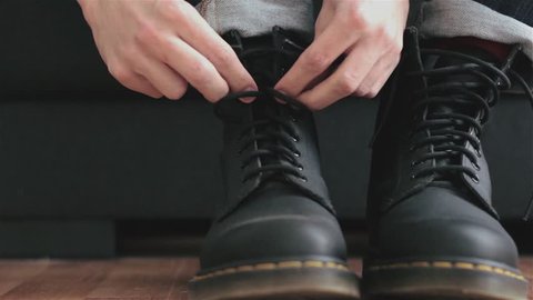 Tying Boots