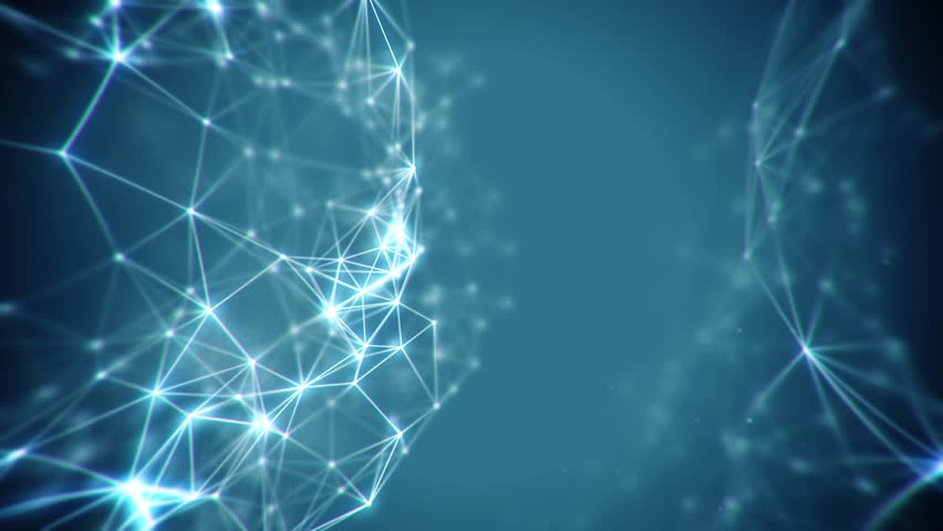 Abstract Connecting Lines and Dots Stock Footage Video (100% Royalty